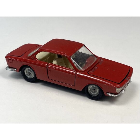 MEBETOYS 4" Red BMW-2000 Coupe Sport 1:43 Diecast Car A-17 Made in Italy *Flaws* - Picture 2 of 10